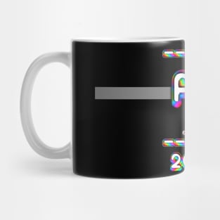 FYI 2000 ColorGroove Retro-Rainbow-Tube nostalgia (wf) Mug